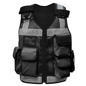 Gilet de sécurité tactique de haute qualité en gros 1000D Nylon léger respirant réflecteur gilet de sécurité tactique - Product Image 1