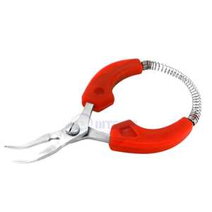 Professional Easy holding <b>Bent</b> <b>Nose</b> <b>Pliers</b> 115MM Jewelry Making Tools Stainless Steel for Beading Wire Wrapping DIY Craft - Product Image 1