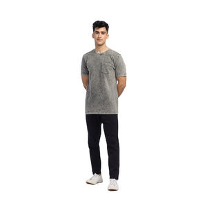 Personnalisé 240 GSM 100% Coton O-Neck Collar T-Shirt Hommes Oversize Acid Washed Streetwear Respirant Anti-Wrinkle Tee Taille 6XL - Product Image 2