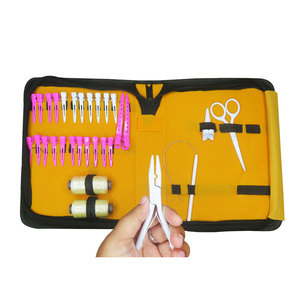 Kit d'extension de cheveux professionnel en vrac en gros outils en acier inoxydable de qualité chirurgicale comprenant des pinces de sectionnement fil à tisser - Product Image 6