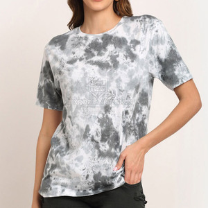 เสื้อเชิ้ตแขนสั้นสำหรับผู้หญิง, เสื้อผ้าฝ้าย100% โอเวอร์ไซส์แห้งเร็วลำลองฤดูร้อนเป็นมิตรต่อสิ่งแวดล้อม - Product Image 1