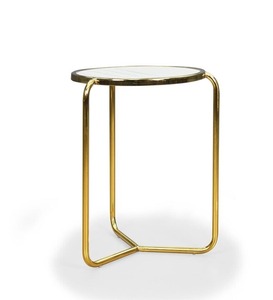 High Quality Modern Luxury Metal Accent <b>Side</b> <b>Table</b> with <b>White</b> Glass Top Design <b>Tables</b> for Living Room and Home Furniture - Product Image 2