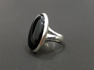 925 Sterling Silver <b>Black</b> Onyx Gemstone Handmade Crystal <b>Ring</b> for Women's Daily Wear Fine <b>Rings</b> - Product Image 3