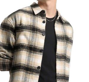 Camisa de Franela Casual de Primera Calidad 100% Algodón para Hombre, Precio Económico, Camisa de Franela al por Mayor para Hombre, Ropa de Moda - Product Image 1