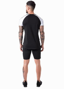 Logo personnalisé surdimensionné poids lourd T-Shirt pour hommes Pakistan Made Drop Shoulder Boxy Style Quick Dry Knitted Fabric - Product Image 2