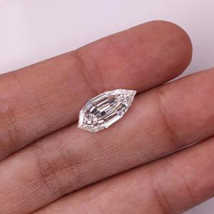 เพชร VVS D ทรงลูกแพร์ เจียระไนแบบสเต็ป ผลิตในห้องปฏิบัติการ พร้อมใบรับรอง IGI รูปทรงแฟนซี แบบโบราณ เพชรเม็ดเดี่ยวสำหรับทำเครื่องประดับ ราคาถูก - Product Image 2