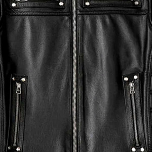 Gilet en cuir professionnel avec logo personnalisé Vêtements d'extérieur décontractés réversibles les plus vendus avec impression au meilleur prix - Product Image 4