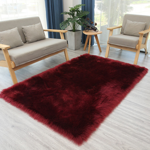 Tapis moderne personnalisé en forme de cœur, en fausse fourrure soyeuse et moelleuse, à poils de 5-6 mm, tufté, pour coiffeuse, chaise de vanité ou comme tapis de chaise, 6 mm - Product Image 6