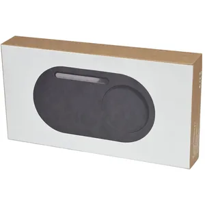 Organizer da Scrivania Sostenibile Klip con Ricarica Wireless per l'Organizzazione di Gadget - Product Image 3