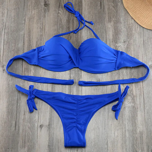 Tùy Chỉnh Sexy Micro Bikini Set Cho Phụ Nữ Trong Suốt Thong Chuỗi Hai Mảnh Đồ Bơi Hot Beachwear Kỳ Nghỉ Trang Phục - Product Image 5