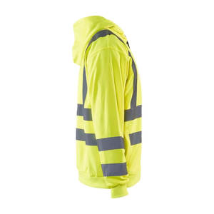 Vêtements de travail, sécurité de la construction, réflecteur fluorescent, sweat-shirt de travail à manches longues haute visibilité pour l'hiver - Product Image 5