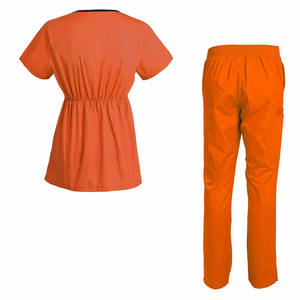 Fournisseur de gros Uniformes de gommage pour magasin de produits médicaux confortables, doux et lavables Ensembles de vêtements d'infirmière Vêtements d'allaitement Haut et pantalon - Product Image 6