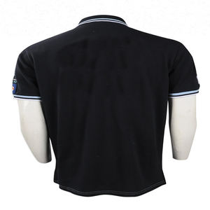 Venta caliente de los hombres de golf de manga corta para Polos logotipo personalizado 100% algodón Jersey sólido liso algodón poliéster en blanco - Product Image 5