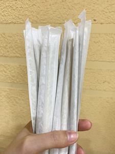 Accessoires de bar de pailles à boire en fibre d'herbe biodégradable entière pour boissons à café et à jus - Product Image 2