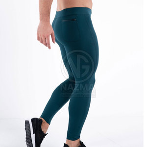 Leggings de compression pour hommes avec logo personnalisé, faible MOQ, nouvelle collection. - Product Image 3