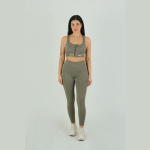 Conjunto de Yoga Rosa para Mujer, Leggings de Cintura Alta, Ropa Deportiva, Leggings y Sujetador Sublimados, Color Personalizado Disponible - Product Image 6