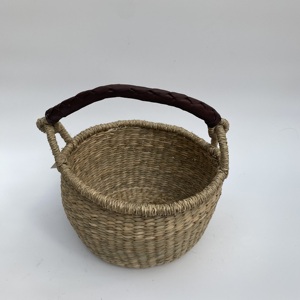 Panier de rangement en jonc de mer quantité minimale de commande bas pour panier en osier de jardinage au Vietnam - Product Image 2