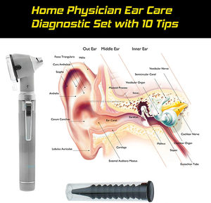ชุดตรวจหูไฟเบอร์ออปติกสแตนเลสสีเทา ขนาดมาตรฐาน สำหรับการศึกษาส่วนบุคคล ใช้โดยผู้ช่วยแพทย์ ได้รับการรับรองมาตรฐาน CE ISO ผลิตตามแบบ OEM - Product Image 6
