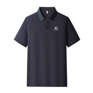 Polo pour homme en mélange de coton doux, coutures durables, tissu anti-rides et anti-humidité, idéal pour une utilisation en extérieur - Product Image 2