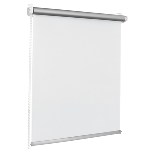 BOJANEK ROLL THERMO Dreamy Vertical Blinds Polyester Fabric Thermal Insulation Blackout <b>Light</b> Control Modern Design WHITE - Product Image 1