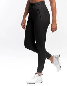 กางเกงวิ่งออกกำลังกายแบบรูดซิปสำหรับผู้หญิงกางเกงออกกำลังกายแบบปรับแต่งได้ - Product Image 5