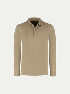 Camisas Polo de Manga Larga para Hombre, de Algodón Suave Mercerizado, Lisas, de Alta Calidad, con Logotipo Personalizado al por Mayor - Product Image 3