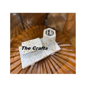 Wooden And Mop Work Incense <b>Oud</b> Burner With Acrylic Box And Tray Superior Quality <b>Bakhoor</b> Burner Mabkhara - Product Image 2