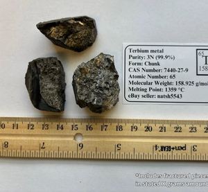 Metal de Terbio 99.9% Metal de Tierras Raras Grado 1 Óxido de Itrio Utilizado en Imanes Permanentes y Materiales de Fósforo - Product Image 2