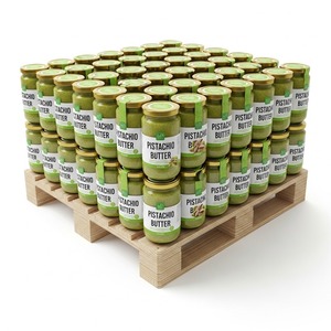 Mantequilla de pistacho fresca orgánica totalmente natural rica en fibra y proteínas vegetales para la preparación de comidas después del entrenamiento o aperitivos rápidos - Product Image 4