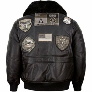 <b>Men's</b> Premium High Street Motorcycle <b>Jacket</b> | Warm <b>Aviator</b> Bomber Insulated Polyester Lining Waterproof Embroidery for Winter - Product Image 3