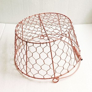 <b>Mesh</b> <b>Basket</b> With Wooded Handle Harvest Gardening Fruit <b>Baskets</b> round Storage Organizer for Cabinet Kitchen - Product Image 6