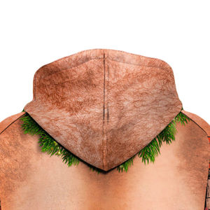 Sweats à capuche pour hommes personnalisés en polyester/coton, tissu polaire respirant, manches longues, poche brodée, design de Noël personnalisé - Product Image 5