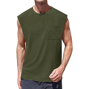 Camiseta sin mangas de algodón Premium para hombre, camiseta sin mangas de talla grande para hombre, subida por Dress Sports - Product Image 1