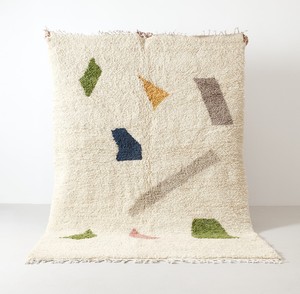 Grand tapis traditionnel authentique marocain Beni Ourain, tapis pour salon - Product Image 3