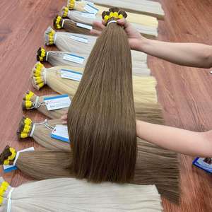 Extensión de cabello a granel de color vietnamita, precio al por mayor, varios colores, de color oscuro a claro, calidad de lujo - Product Image 2
