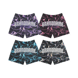 Pantalones cortos para correr de poliéster de malla deportiva personalizados de calidad superior cómodos de alta calidad para hombres pantalones cortos de talla grande personalizados - Product Image 1