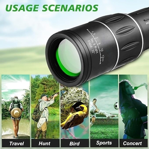 Công suất cao nhỏ gọn HD BAK4 lăng kính và ống kính FMC kính viễn vọng một mắt chim xem đi bộ đường dài buổi hòa nhạc du lịch Kính thiên văn ngoài trời - Product Image 5