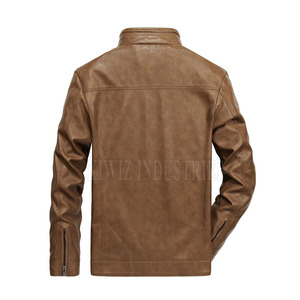 Chaqueta de Cuero para Hombre de Uso Casual a un Precio Razonable, Chaqueta de Cuero Transpirable y Abrigada para Invierno - Product Image 2