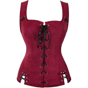 Dernier design, service OEM, faible MOQ, hauts corsets en cuir respirant sans manches, personnalisables, haute qualité, vente chaude - Product Image 1