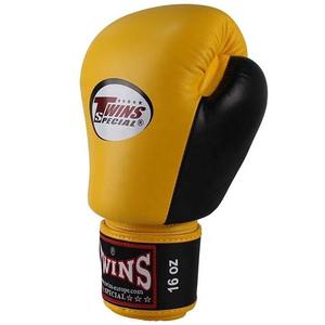 Guantes de Boxeo Muay Thai de Doble Color, Modelo Más Reciente, OEM con Tu Propio Logotipo, Kickboxing, Gimnasio, MMA, Correa de Sujeción, Cuero Auténtico - Product Image 4