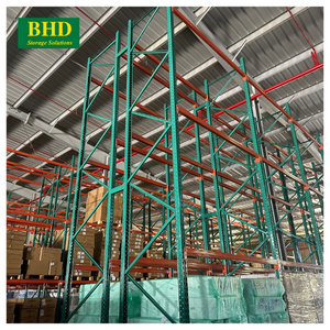 Estante de paleta de lágrima de acero RAL6000 más vendido de BHD Vietnam, estante de gestión de inventario de almacén selectivo - Product Image 1