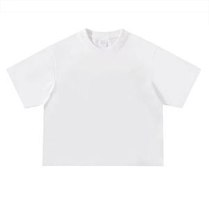 เสื้อยืดผู้ชายไซส์ใหญ่ ผ้าทอ ระบายอากาศดี สวมใส่สบาย แขนสั้น ทรงหลวม ผ้าฝ้าย สตรีทแวร์ เสื้อฤดูร้อน รับผลิตแบบ OEM ODM - Product Image 6