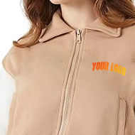 Trendy Wholesale <b>Womens</b> <b>Varsity</b> <b>Jacket</b> Custom Embroidery Oversized Bomber <b>Jacket</b> Baseball Letterman Wool Blend Ladies - Product Image 4