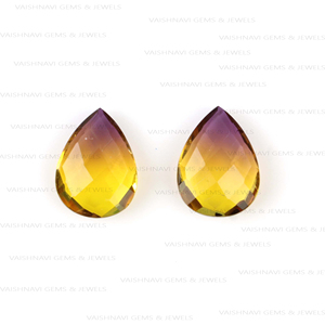 Proveedor de confianza Bio turmalina doble cuarzo 10x14mm forma ovalada Briolette cuentas piedras preciosas sueltas para hacer joyas DIY hallazgos - Product Image 3