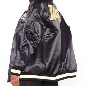 Veste en satin slim fit pour homme 2026 Vestes Vestes Vestes personnalisées Vestes légères brillantes Bomber à boutons pression Streetwear Manteau Nouveau - Product Image 5