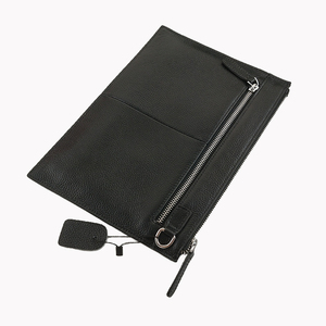 กระเป๋าคลัทช์หนังแท้สำหรับผู้ชาย ดีไซน์หรู ทนทาน ใช้ได้ทั้งแบบคลัทช์และกระเป๋าสตางค์แบบมีซิป - Product Image 3