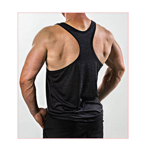 Fitness hommes gilet débardeur Gym hommes chemises sans manches course Singlet - Product Image 6
