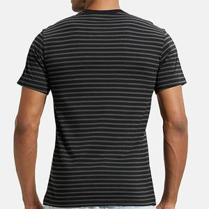 T-shirts unis pour hommes de haute qualité en gros – Personnalisables, en polyester/coton, coupe ajustée, respirants, écologiques, col rond, décontractés, été - Product Image 6