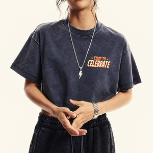 10% de réduction sur les t-shirts pour hommes en coton 100% de haute qualité, vierges, tricotés, lavés, avec impression numérique et logo personnalisé pour la vente en gros - Product Image 1