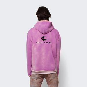 100% coton lavage à l'acide hommes sweats à capuche manches longues sweats à capuche respirants de haute qualité pour hommes en gros Pakistan - Product Image 5